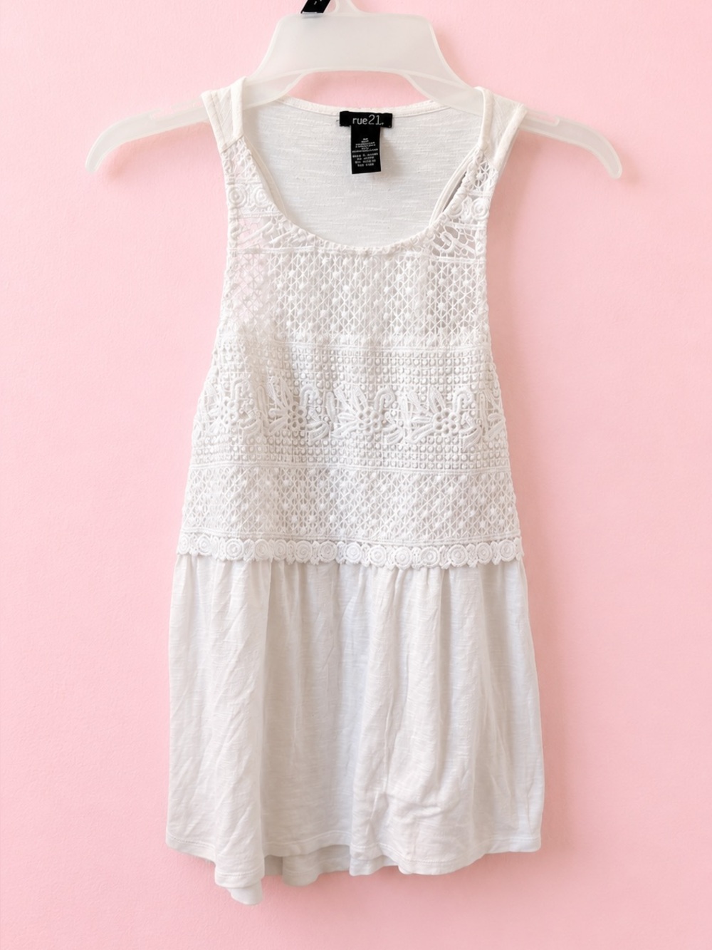 Rue 21 white tank